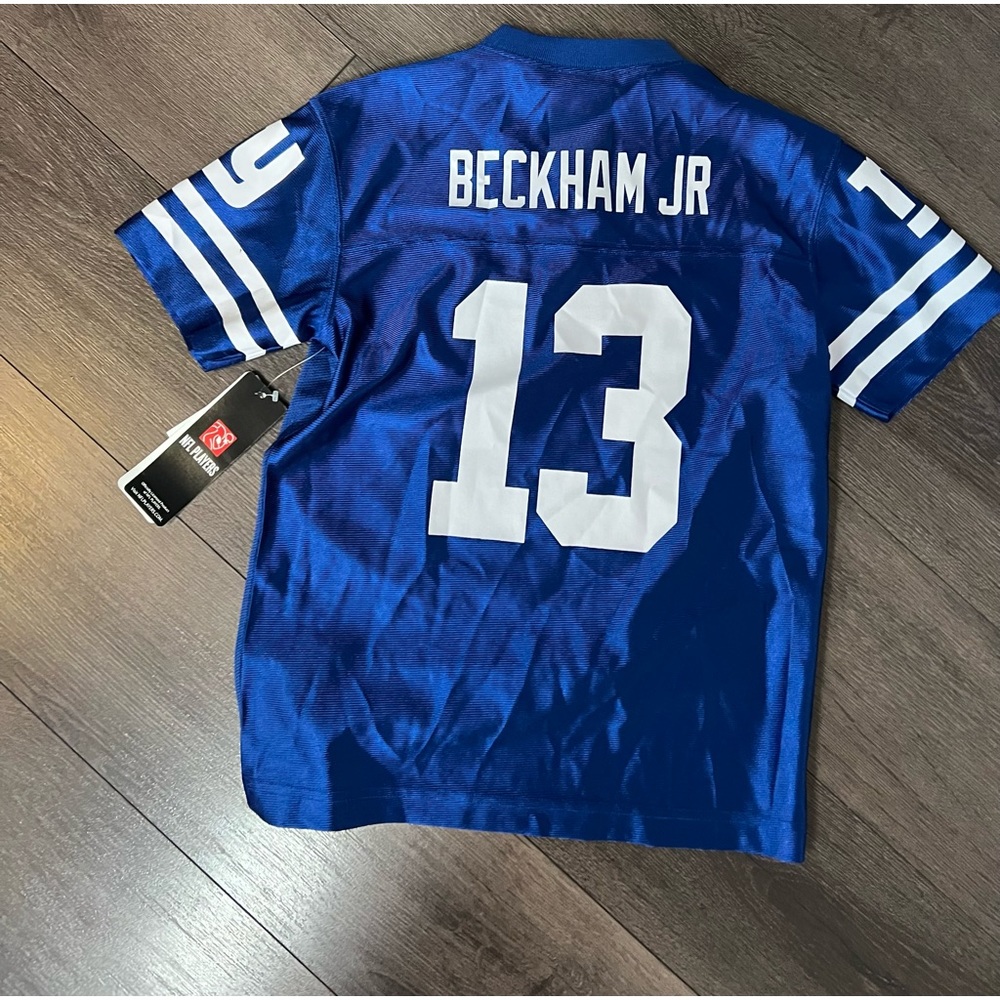 NWT NY Giants Size Small Beckham Jr Football Jersey
